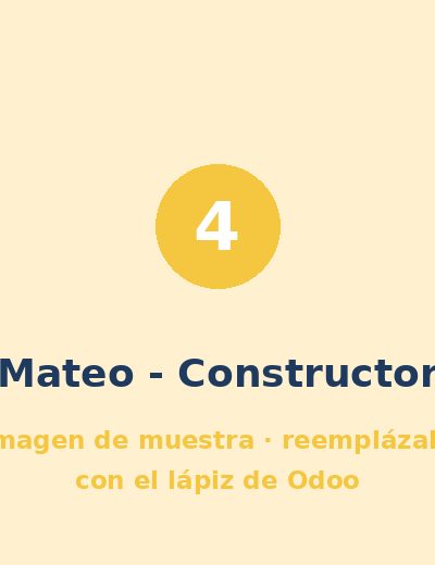 Mateo - Constructor